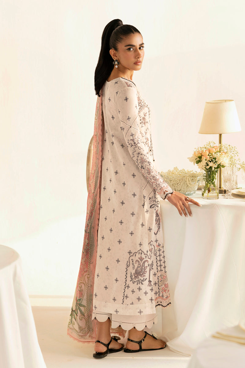 Qalamkar | Q Prints 2025 | PQ-09 LYRA - by - Libasekhas UK - Registered Vendor of : Qalamkar - 100% Original Designer Dresss