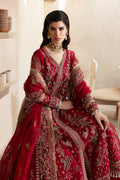 Emaan Adeel | Clay Couture | CARMINE - by - Libasekhas UK - Registered Vendor of : Emaan Adeel - 100% Original Designer Dresss