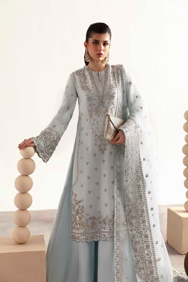 Akbar Aslam | Luxury Formals 25 | Fawn - by Libasekhas UK - Registered Vendor of : Akbar Aslam - 100% Original Designer Dress