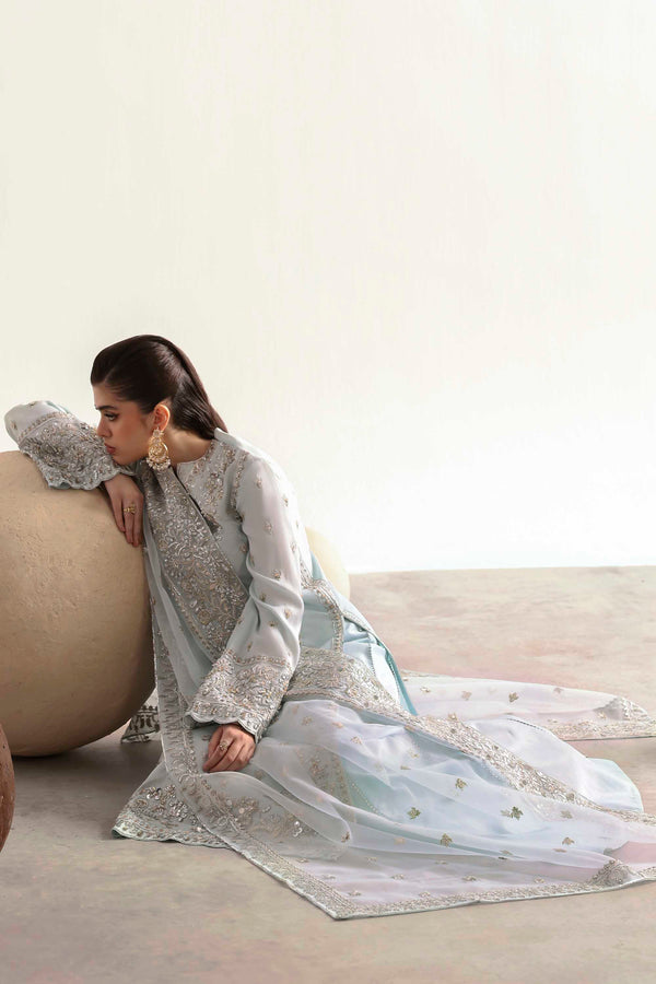 Akbar Aslam | Luxury Formals 25 | Fawn - by Libasekhas UK - Registered Vendor of : Akbar Aslam - 100% Original Designer Dress