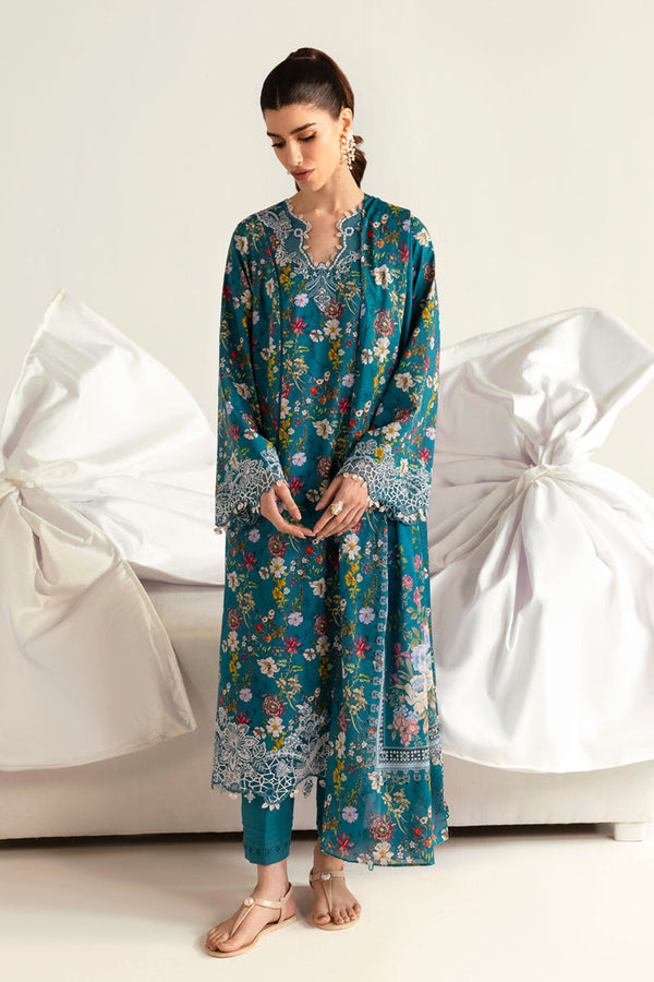 Qalamkar | Q Prints 2025 | PQ-10 FAHA - by - Libasekhas UK - Registered Vendor of : Qalamkar - 100% Original Designer Dresss