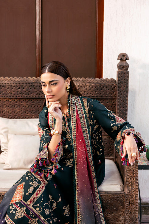 Jazmin | Shahkaar Luxury Eid Lawn SS26 | SL26-D03 - by Libasekhas UK - Registered Vendor of : Jazmin - 100% Original Designer Dress