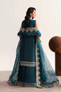 Akbar Aslam | Luxury Formals 25 | Teal - by Libasekhas UK - Registered Vendor of : Akbar Aslam - 100% Original Designer Dress