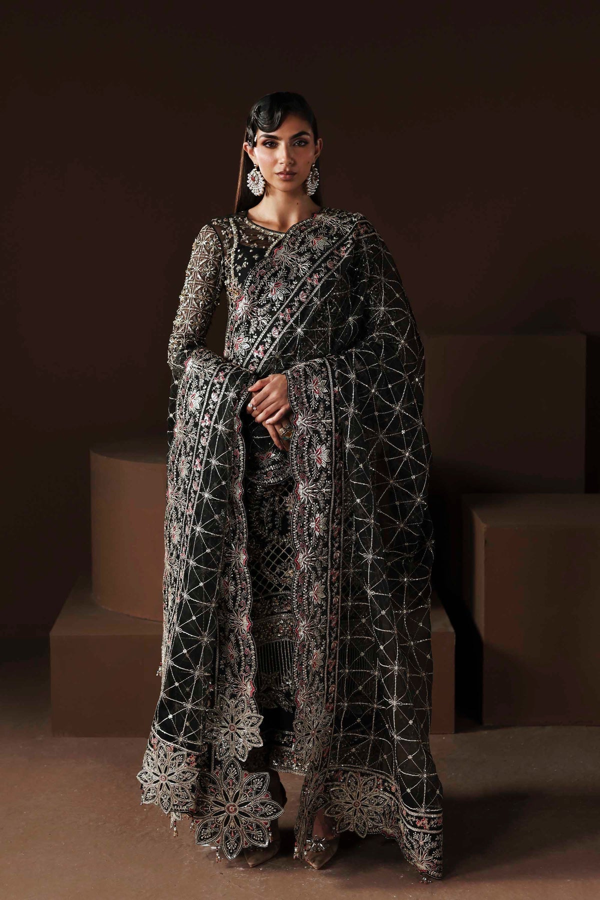 Akbar Aslam | Luxury Formals |Noir - by Libasekhas UK - Registered Vendor of : Akbar Aslam - 100% Original Designer Dress