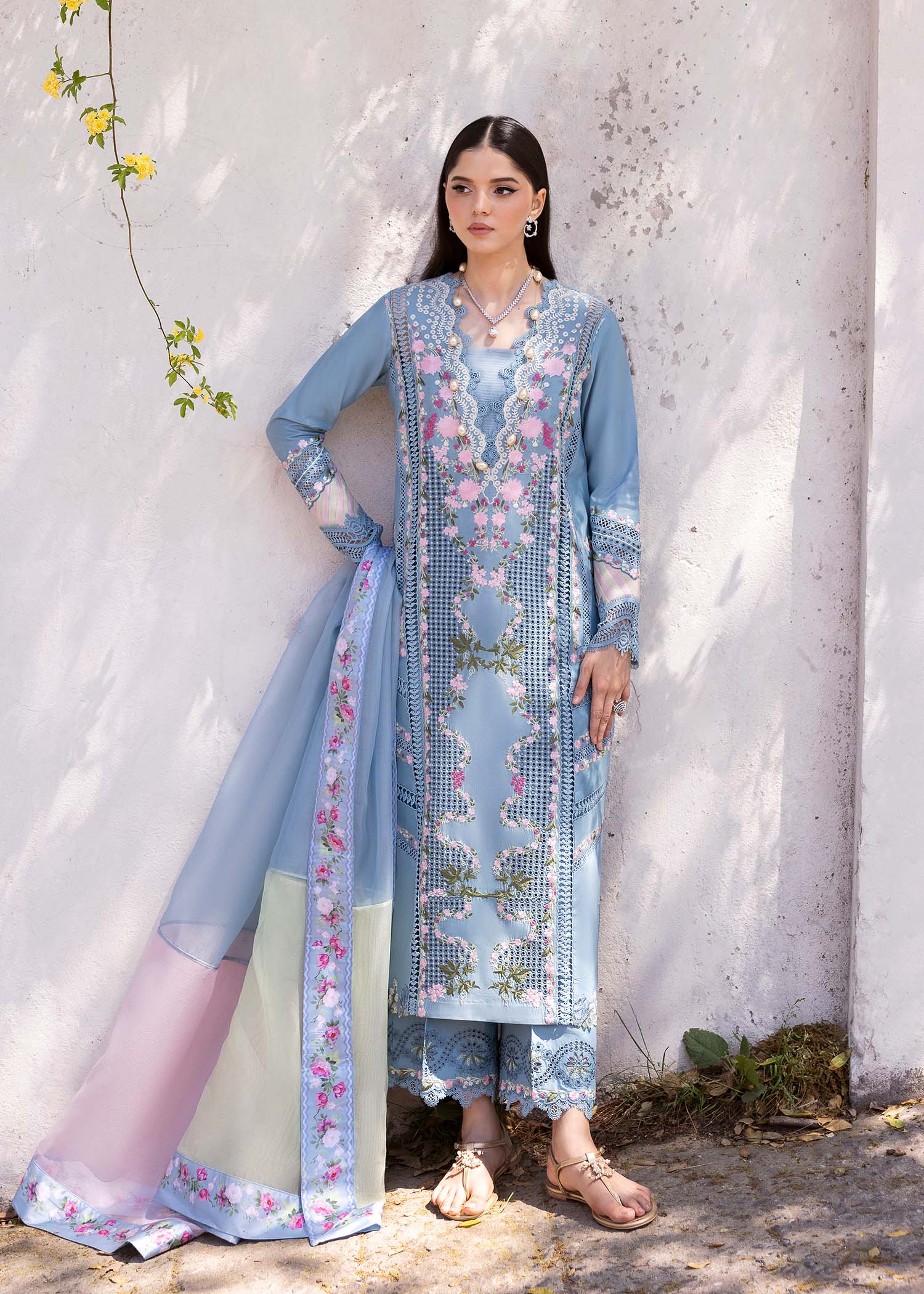 Saira Shakira | Bloom Lawn 25 | ZERENE 1-B - by - Libasekhas UK - Registered Vendor of : Saira Shakira - 100% Original Designer Dresss