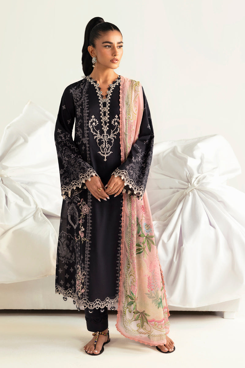 Qalamkar | Q Prints 2025 | PQ-09 NORA - by - Libasekhas UK - Registered Vendor of : Qalamkar - 100% Original Designer Dresss