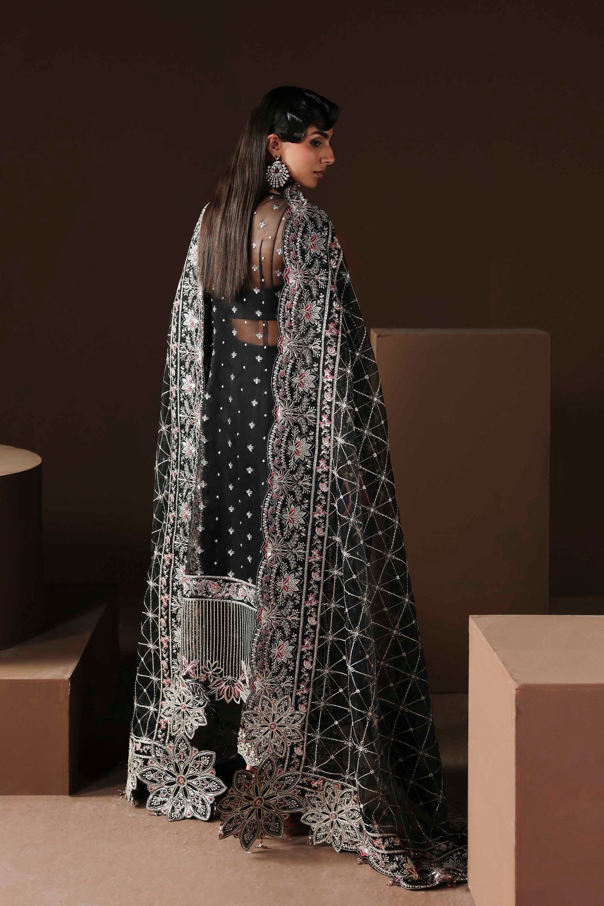 Akbar Aslam | Luxury Formals |Noir - by Libasekhas UK - Registered Vendor of : Akbar Aslam - 100% Original Designer Dress