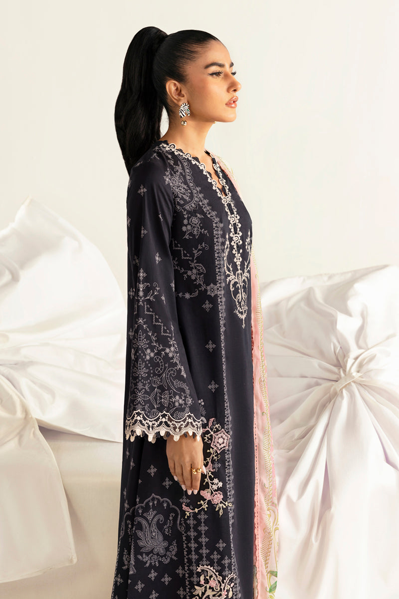 Qalamkar | Q Prints 2025 | PQ-09 NORA - by - Libasekhas UK - Registered Vendor of : Qalamkar - 100% Original Designer Dresss