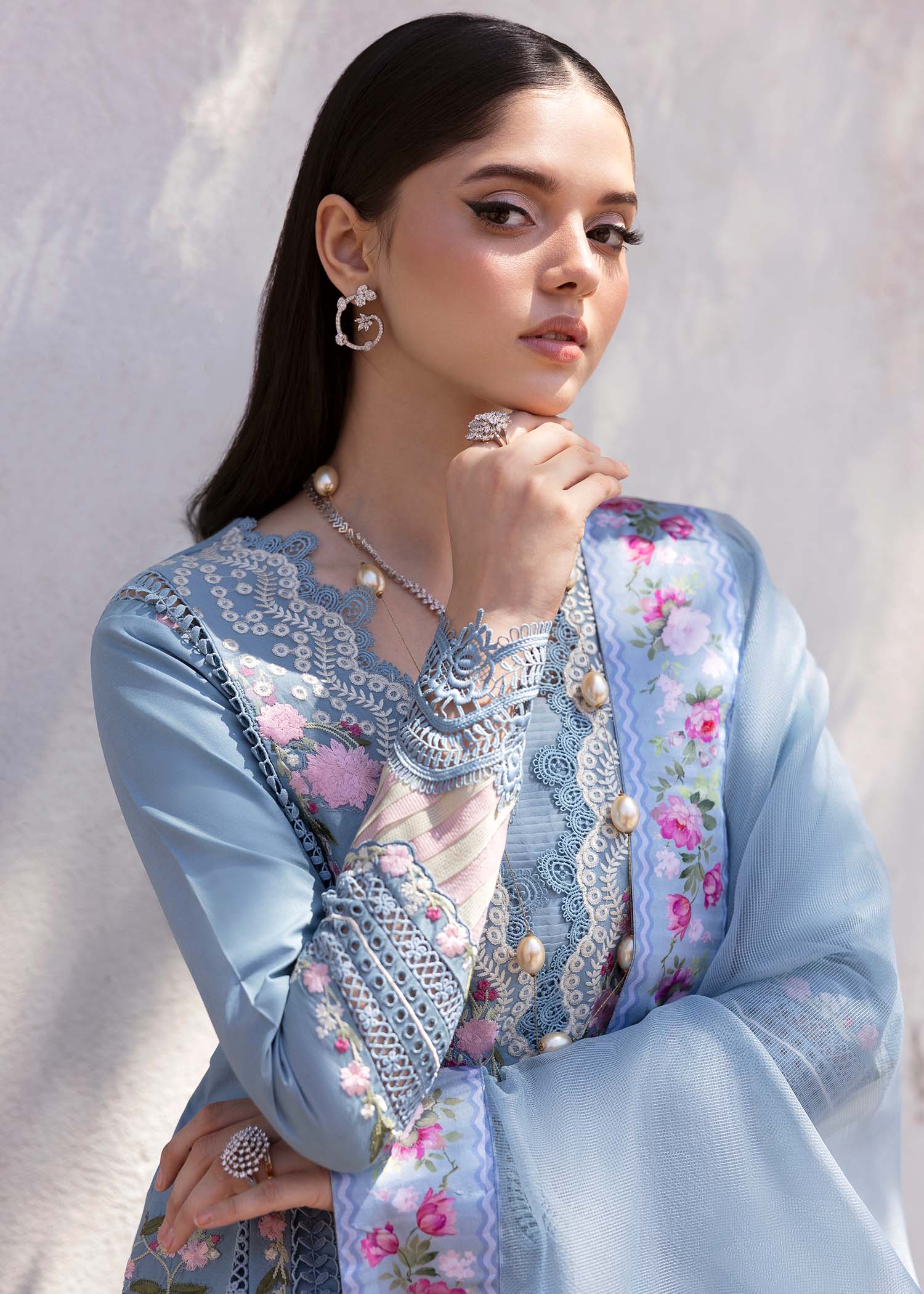 Saira Shakira | Bloom Lawn 25 | ZERENE 1-B - by - Libasekhas UK - Registered Vendor of : Saira Shakira - 100% Original Designer Dresss