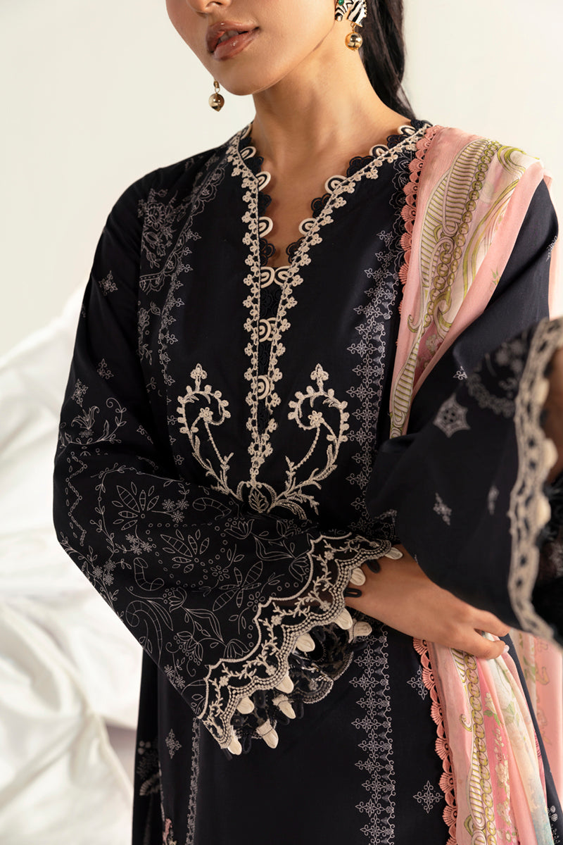 Qalamkar | Q Prints 2025 | PQ-09 NORA - by - Libasekhas UK - Registered Vendor of : Qalamkar - 100% Original Designer Dresss