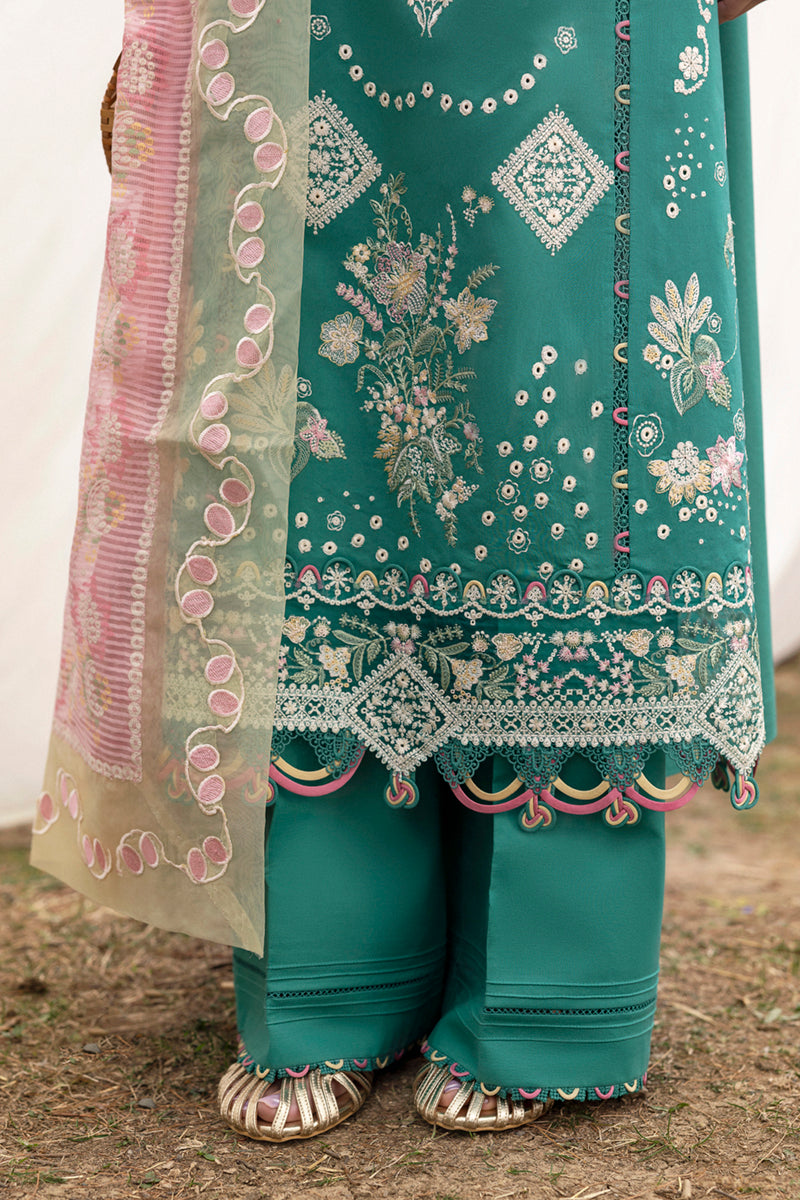 Qalamkar | Qlinekari Lawn | DC-08 Elida - by - Libasekhas UK - Registered Vendor of : Qalamkar - 100% Original Designer Dresss