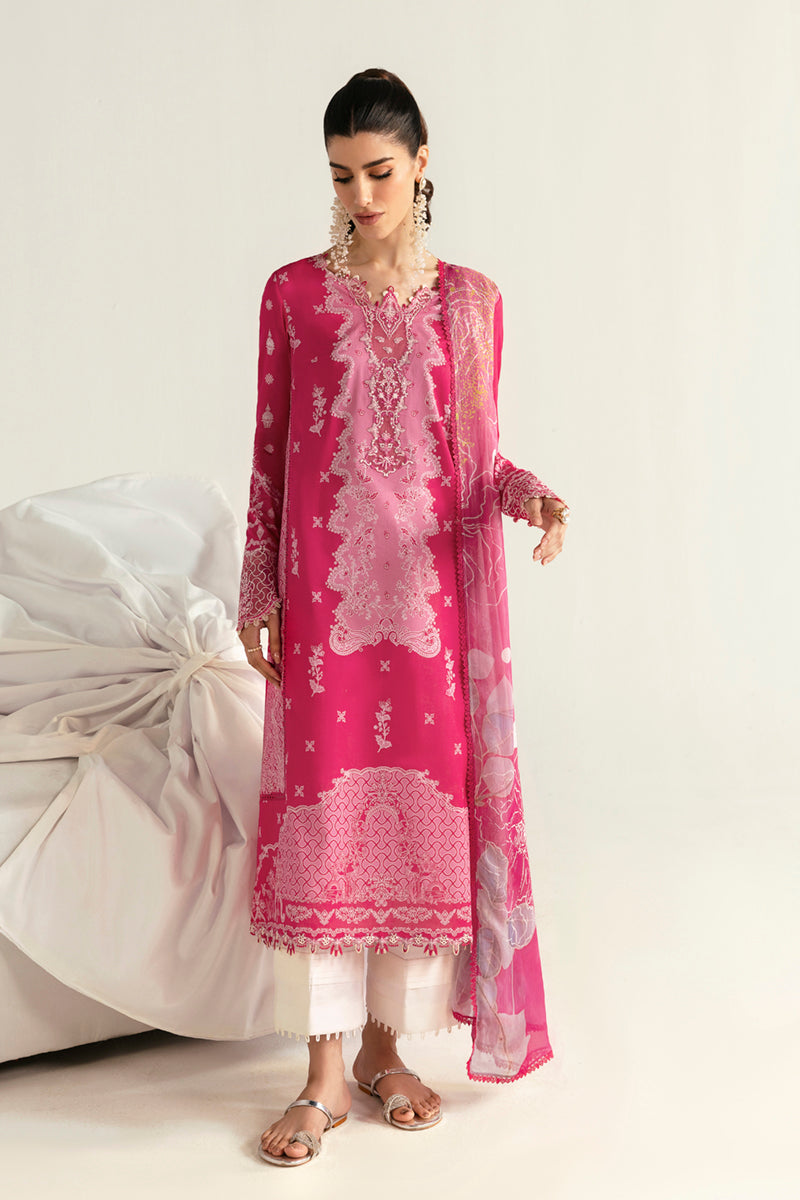 Qalamkar | Q Prints 2025 | PQ-06 VEDA - by - Libasekhas UK - Registered Vendor of : Qalamkar - 100% Original Designer Dresss