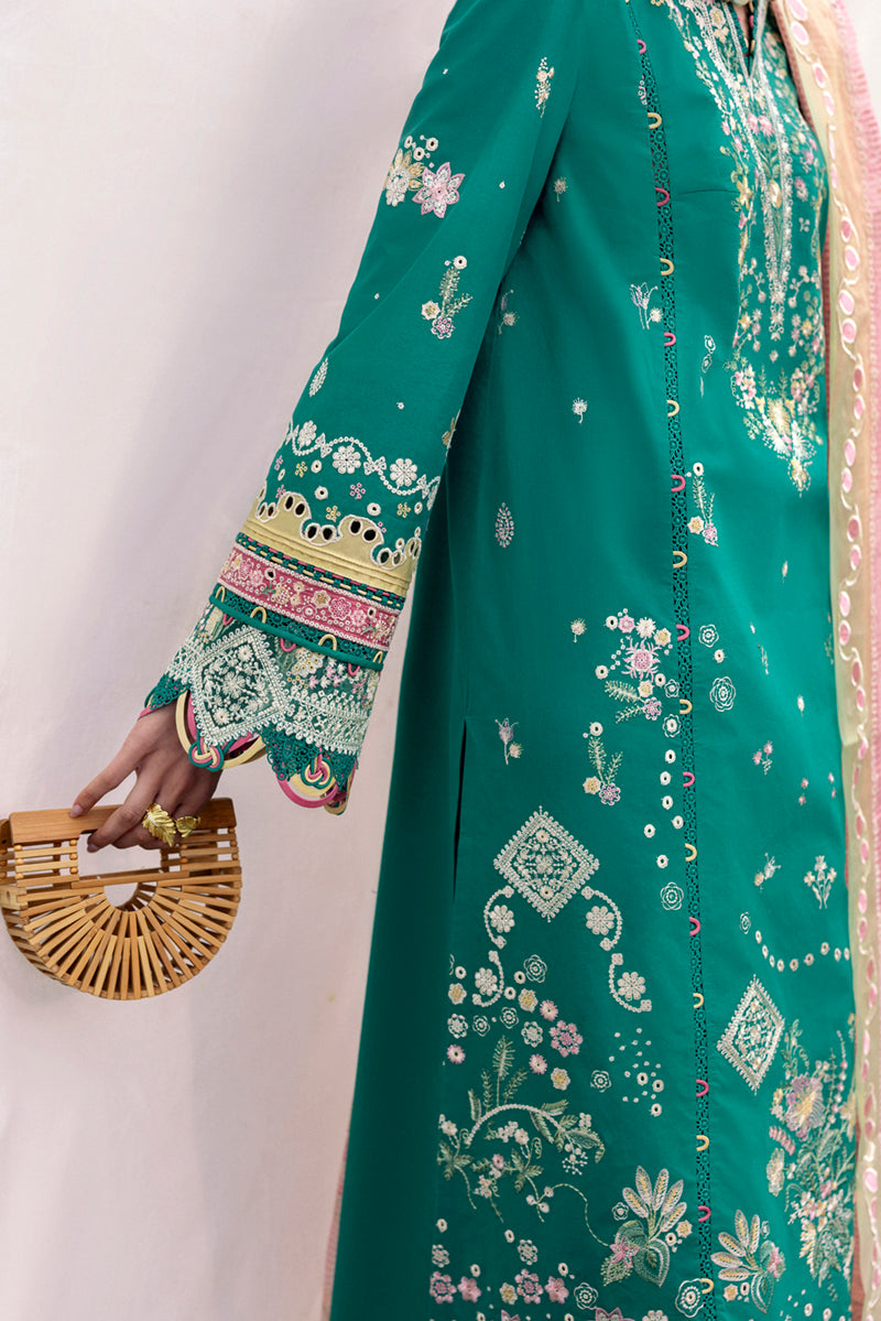 Qalamkar | Qlinekari Lawn | DC-08 Elida - by - Libasekhas UK - Registered Vendor of : Qalamkar - 100% Original Designer Dresss