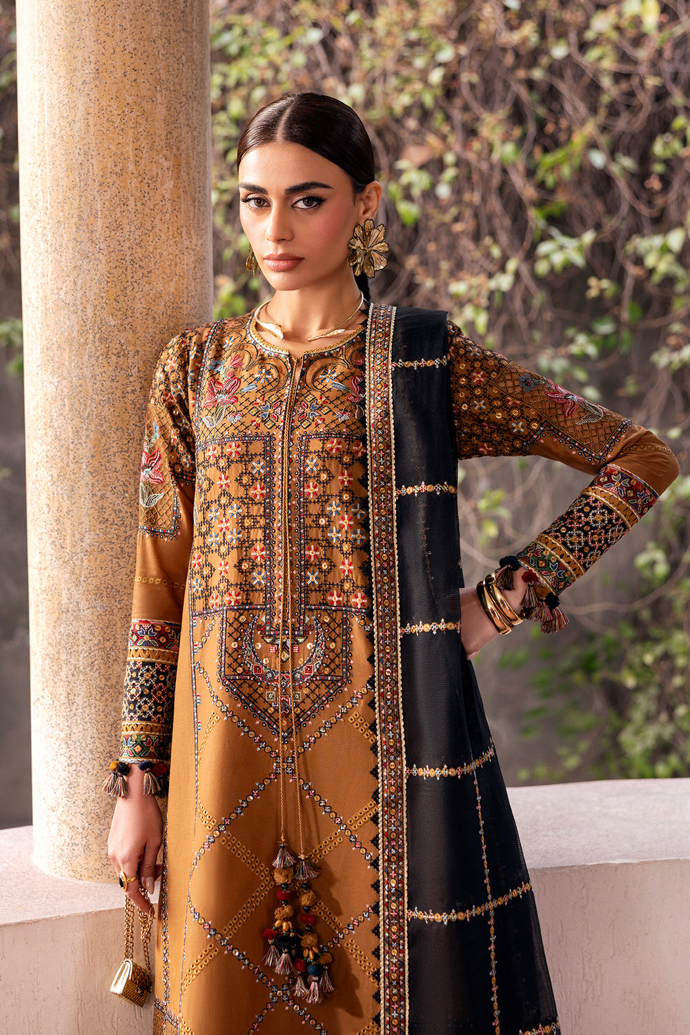 Jazmin | Shahkaar Luxury Eid Lawn SS26 | SL26-D05 - by Libasekhas UK - Registered Vendor of : Jazmin - 100% Original Designer Dress