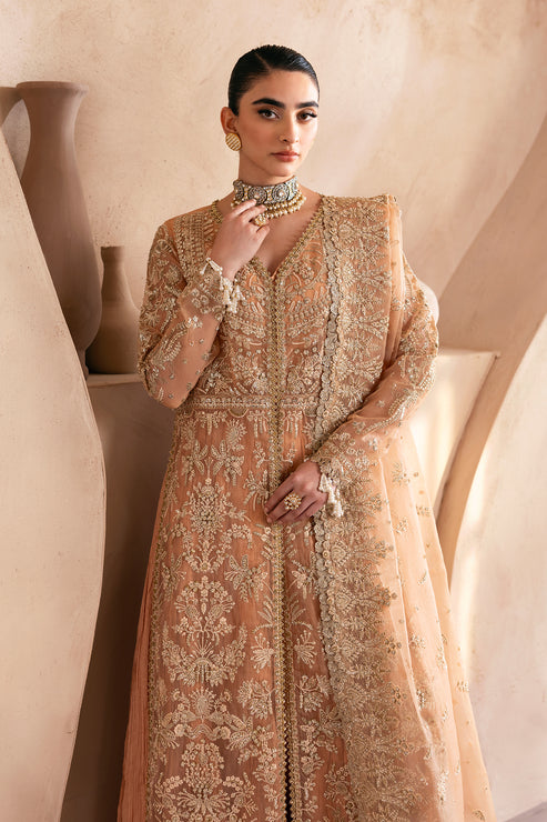 Emaan Adeel | Clay Couture | CAMELIA - by - Libasekhas UK - Registered Vendor of : Emaan Adeel - 100% Original Designer Dresss