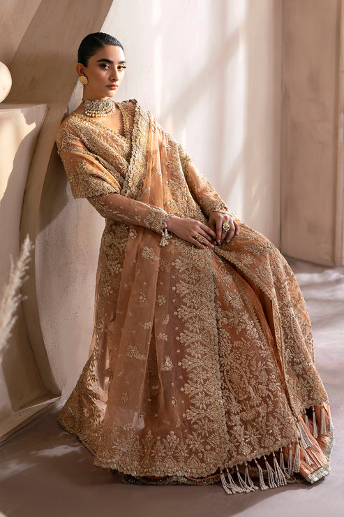 Emaan Adeel | Clay Couture | CAMELIA - by - Libasekhas UK - Registered Vendor of : Emaan Adeel - 100% Original Designer Dresss