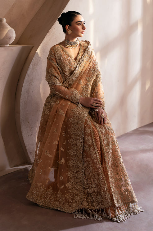 Emaan Adeel | Clay Couture | CAMELIA - by - Libasekhas UK - Registered Vendor of : Emaan Adeel - 100% Original Designer Dresss