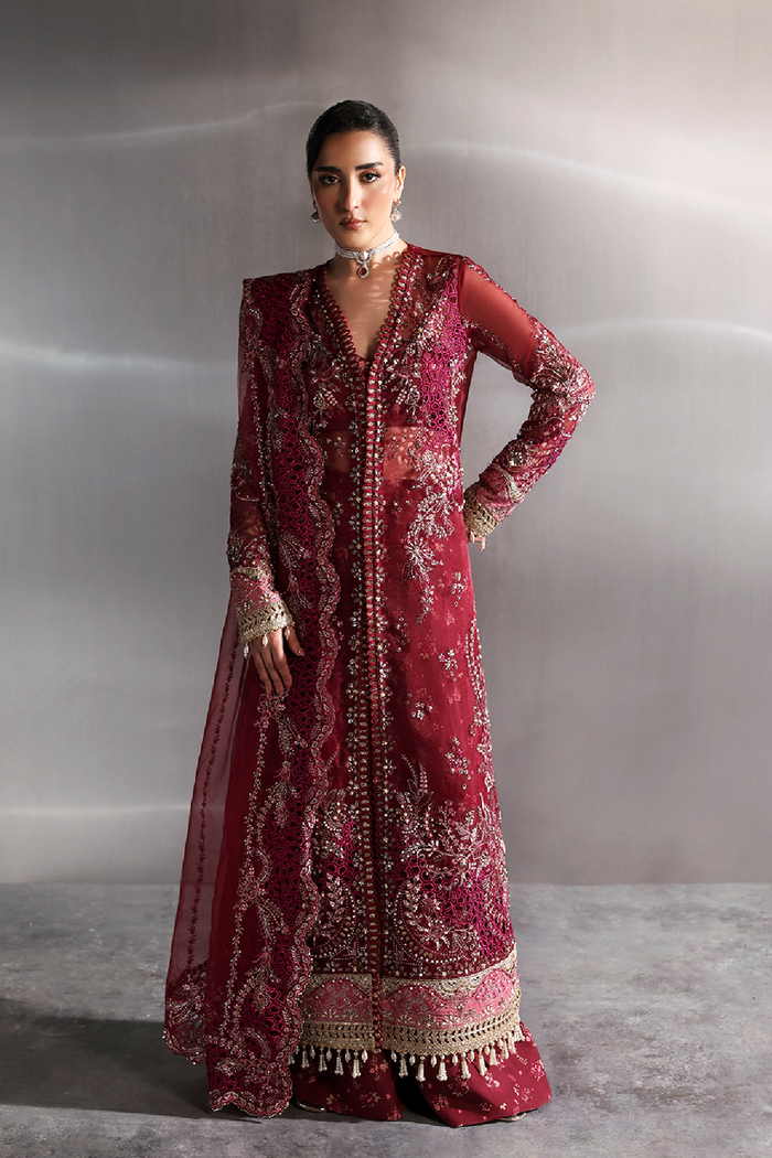 Zarposh | Seraphine Wedding Formals | GARNET - by Libasekhas UK - Registered Vendor of : Zarposh - 100% Original Designer Dress