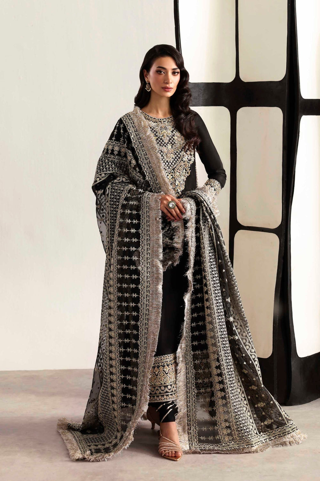 Akbar Aslam | Luxury Formals 25 | Onyx - by Libasekhas UK - Registered Vendor of : Akbar Aslam - 100% Original Designer Dress