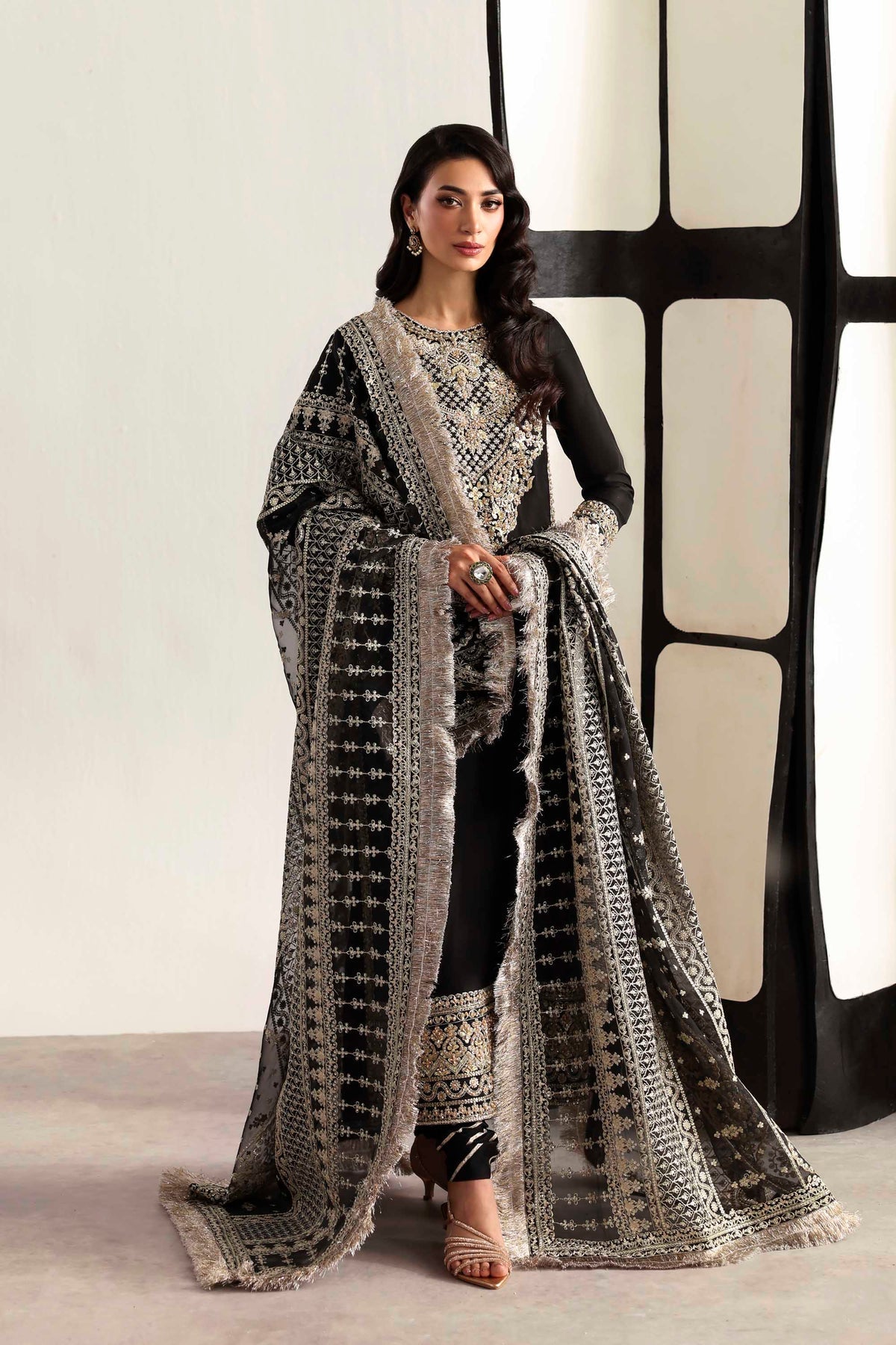 Akbar Aslam | Luxury Formals 25 | Onyx - by Libasekhas UK - Registered Vendor of : Akbar Aslam - 100% Original Designer Dress