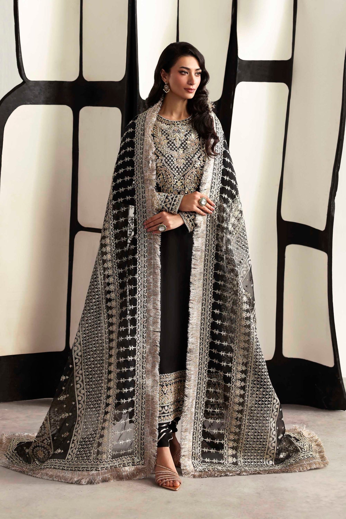 Akbar Aslam | Luxury Formals 25 | Onyx - by Libasekhas UK - Registered Vendor of : Akbar Aslam - 100% Original Designer Dress