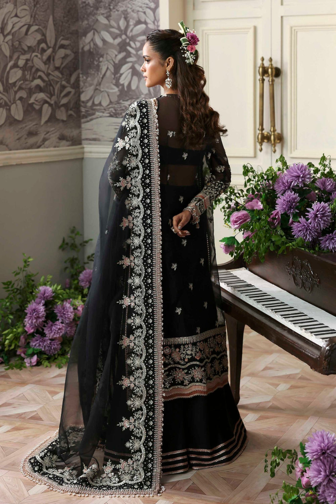 Akbar Aslam | Deewani Wedding Formals | Nocturne - by Libasekhas UK - Registered Vendor of : Akbar Aslam - 100% Original Designer Dress
