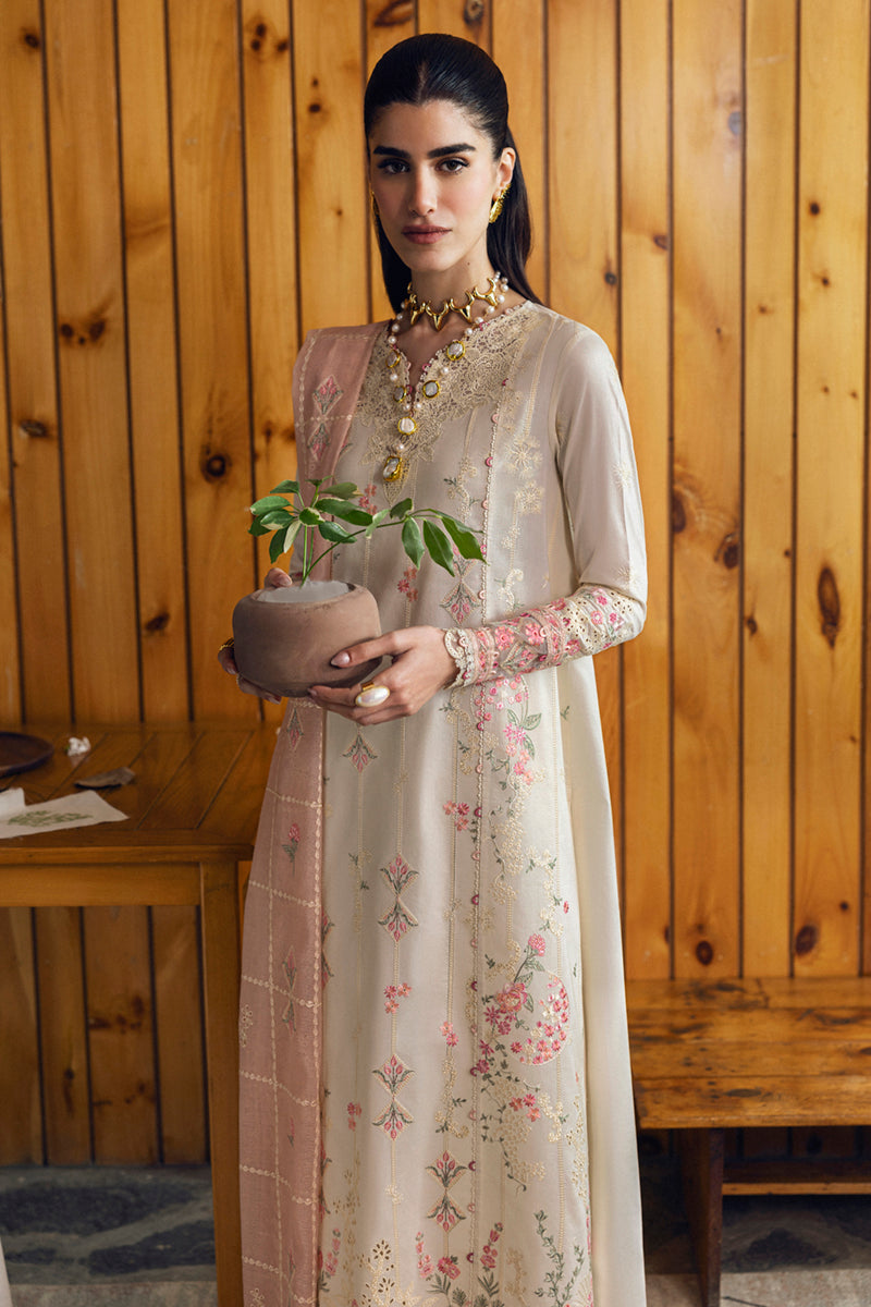 Qalamkar | Qlinekari Lawn | DC-07 Tyrah - by - Libasekhas UK - Registered Vendor of : Qalamkar - 100% Original Designer Dresss