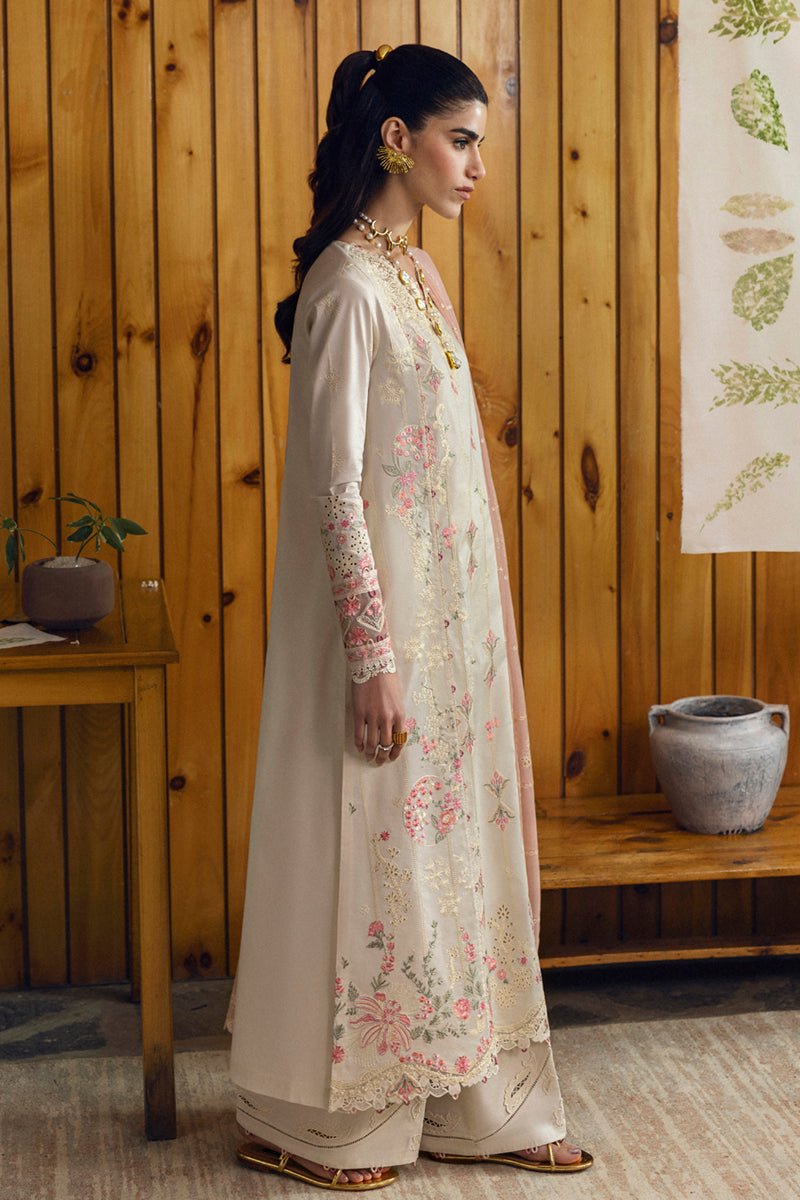 Qalamkar | Qlinekari Lawn | DC-07 Tyrah - by - Libasekhas UK - Registered Vendor of : Qalamkar - 100% Original Designer Dresss
