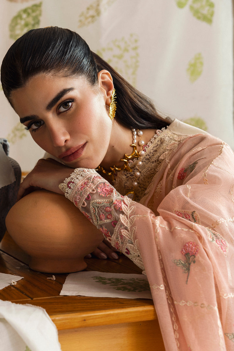 Qalamkar | Qlinekari Lawn | DC-07 Tyrah - by - Libasekhas UK - Registered Vendor of : Qalamkar - 100% Original Designer Dresss