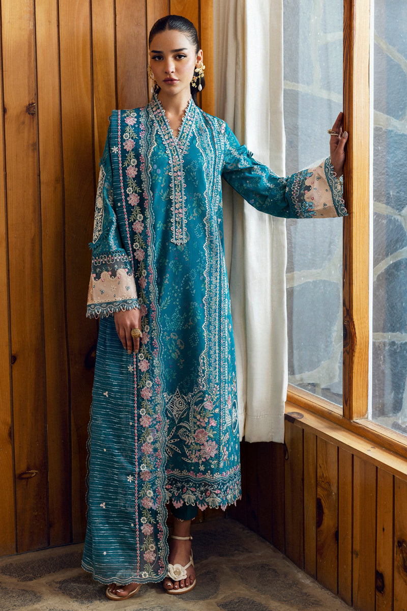 Qalamkar | Qlinekari Lawn | DC-10 Fina - by - Libasekhas UK - Registered Vendor of : Qalamkar - 100% Original Designer Dresss