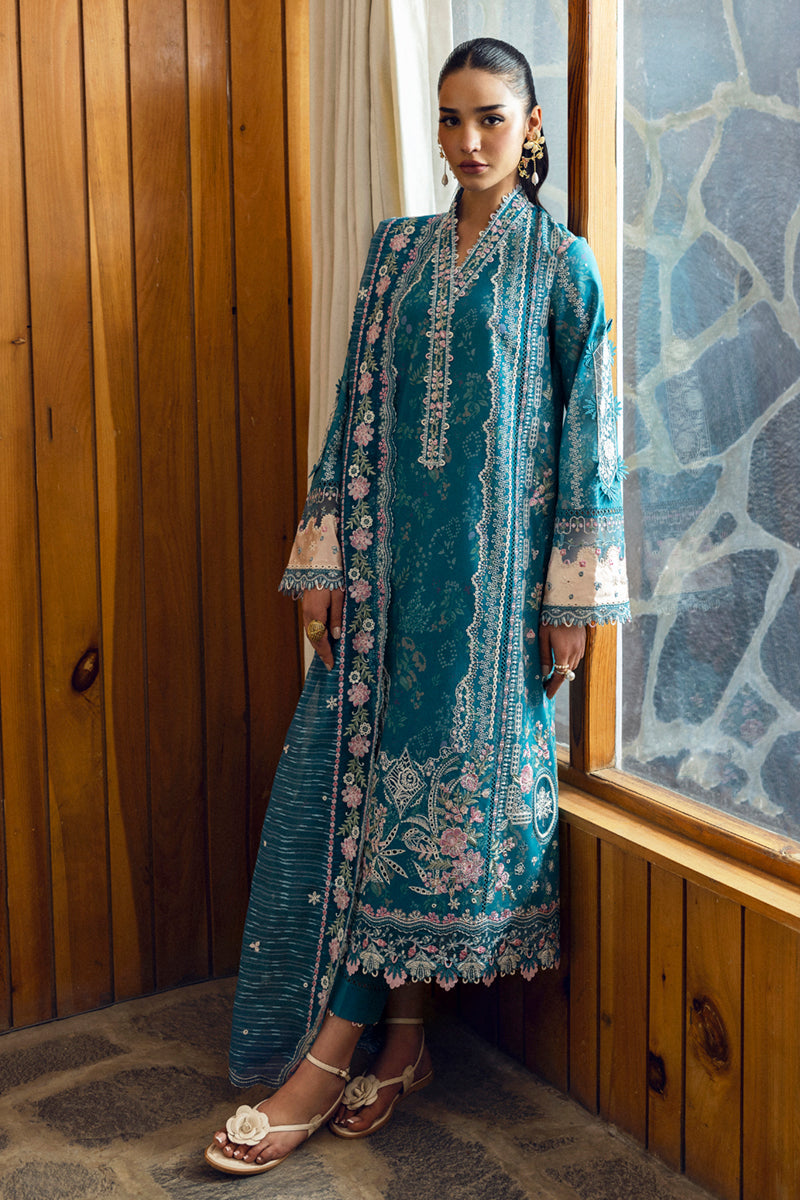 Qalamkar | Qlinekari Lawn | DC-10 Fina - by - Libasekhas UK - Registered Vendor of : Qalamkar - 100% Original Designer Dresss