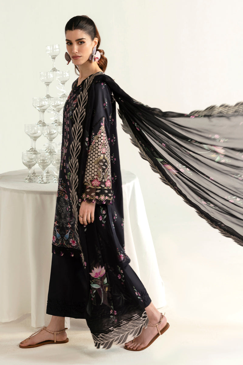 Qalamkar | Q Prints 2025 | PQ-03 RIDA - by - Libasekhas UK - Registered Vendor of : Qalamkar - 100% Original Designer Dresss