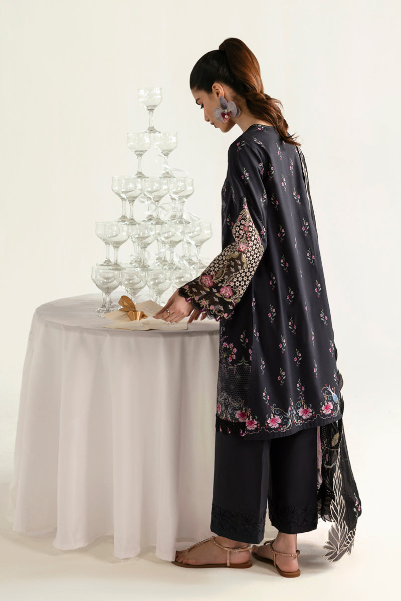 Qalamkar | Q Prints 2025 | PQ-03 RIDA - by - Libasekhas UK - Registered Vendor of : Qalamkar - 100% Original Designer Dresss