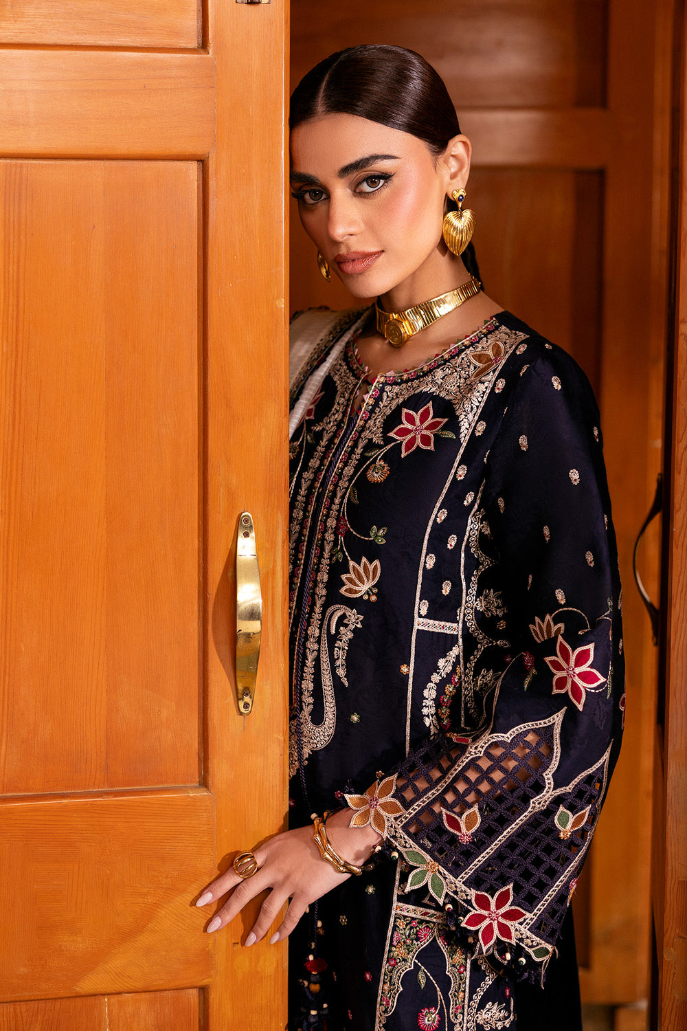 Jazmin | Shahkaar Luxury Eid Lawn SS26 | SL26-D07 - by Libasekhas UK - Registered Vendor of : Jazmin - 100% Original Designer Dress