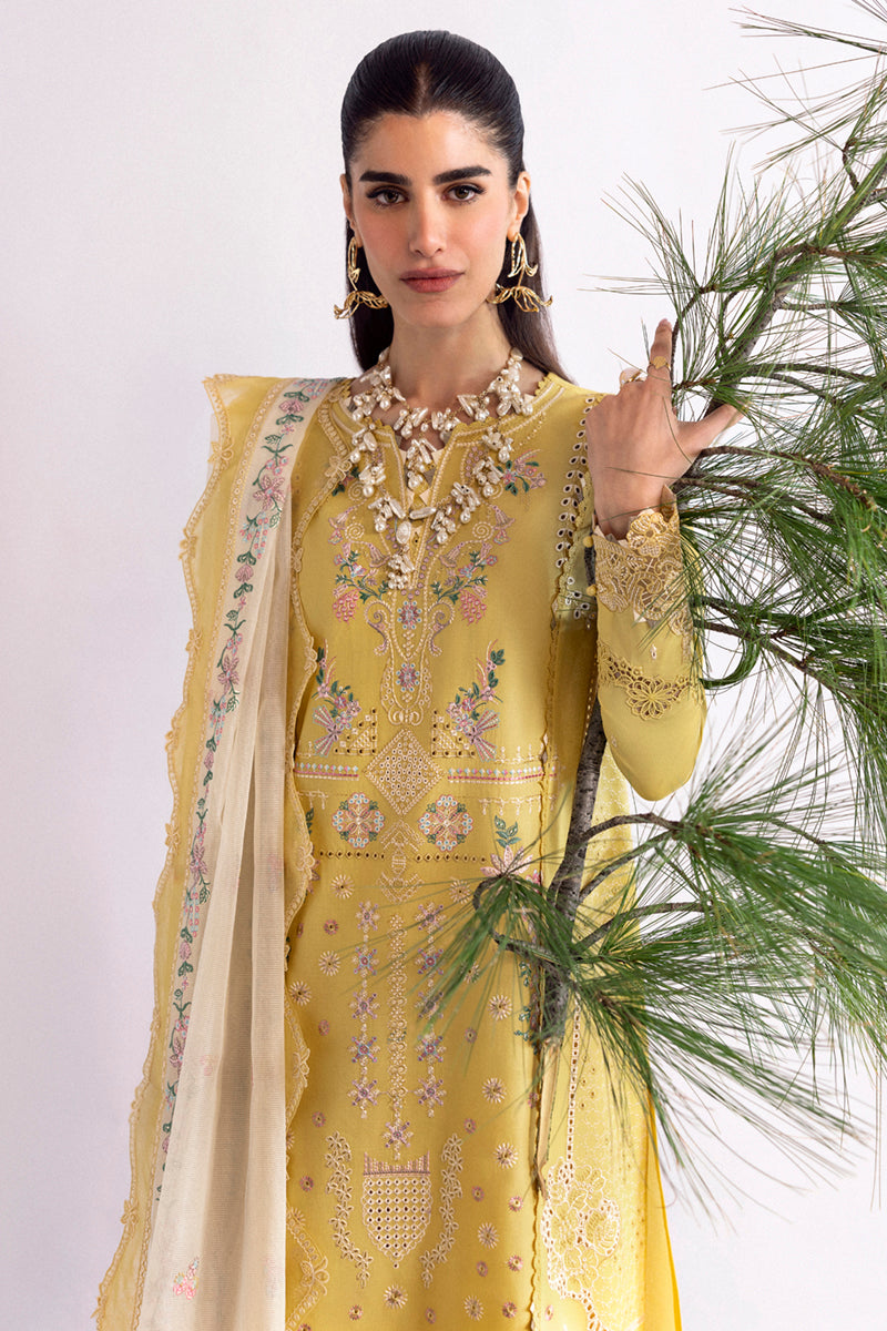 Qalamkar | Qlinekari Lawn | DC-09 Enya - by - Libasekhas UK - Registered Vendor of : Qalamkar - 100% Original Designer Dresss