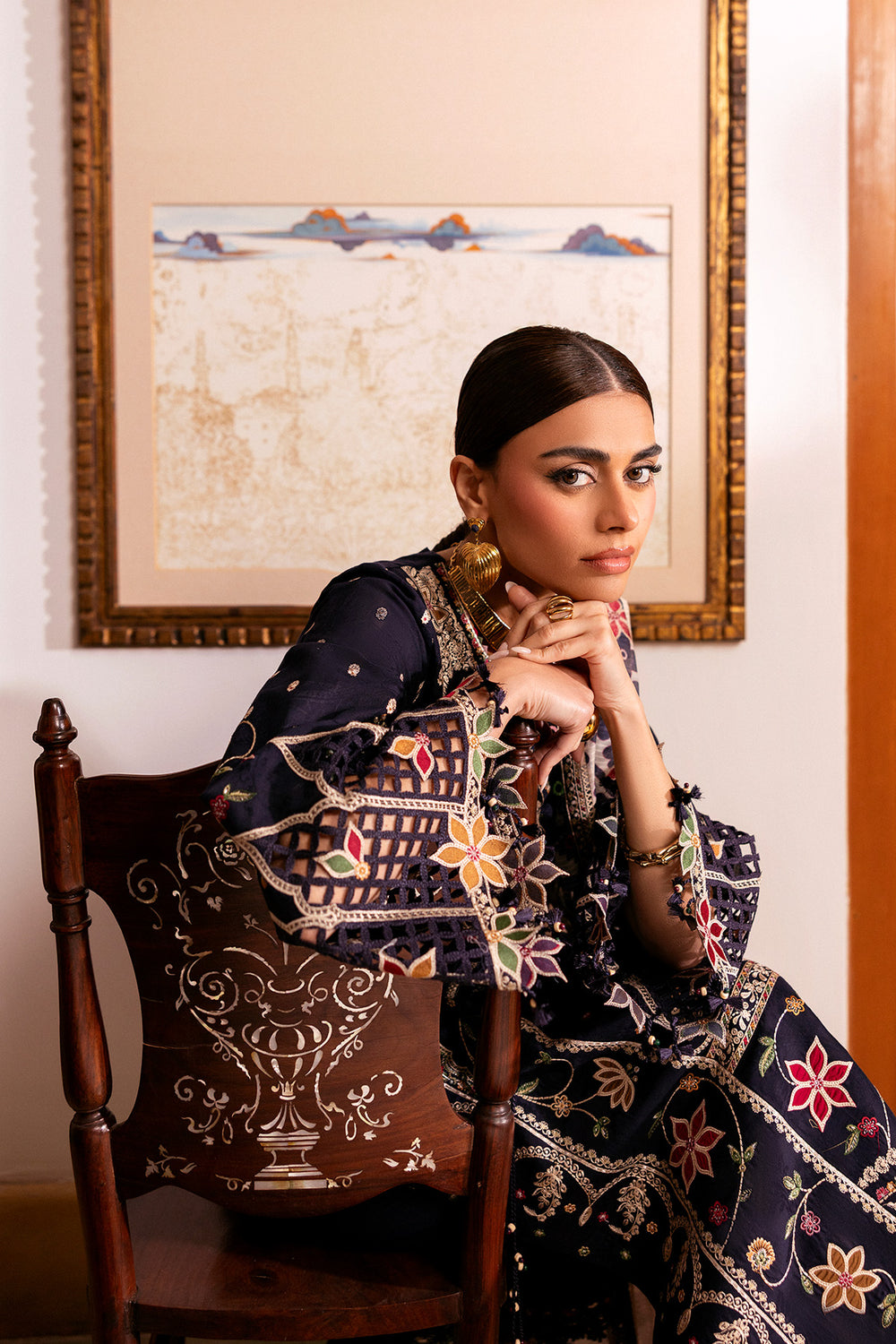 Jazmin | Shahkaar Luxury Eid Lawn SS26 | SL26-D07 - by Libasekhas UK - Registered Vendor of : Jazmin - 100% Original Designer Dress