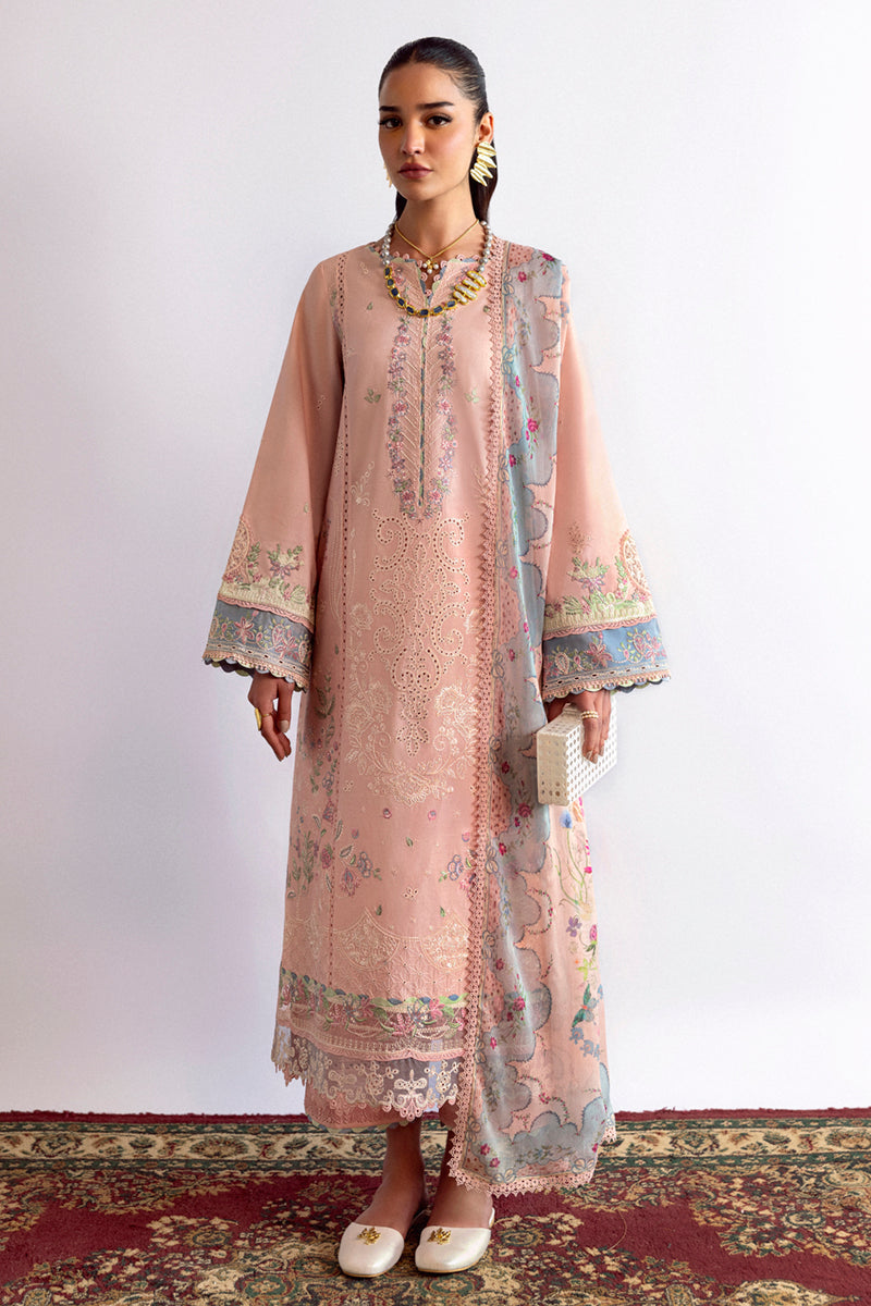 Qalamkar | Qlinekari Lawn | DC-11 Hedi - by - Libasekhas UK - Registered Vendor of : Qalamkar - 100% Original Designer Dresss