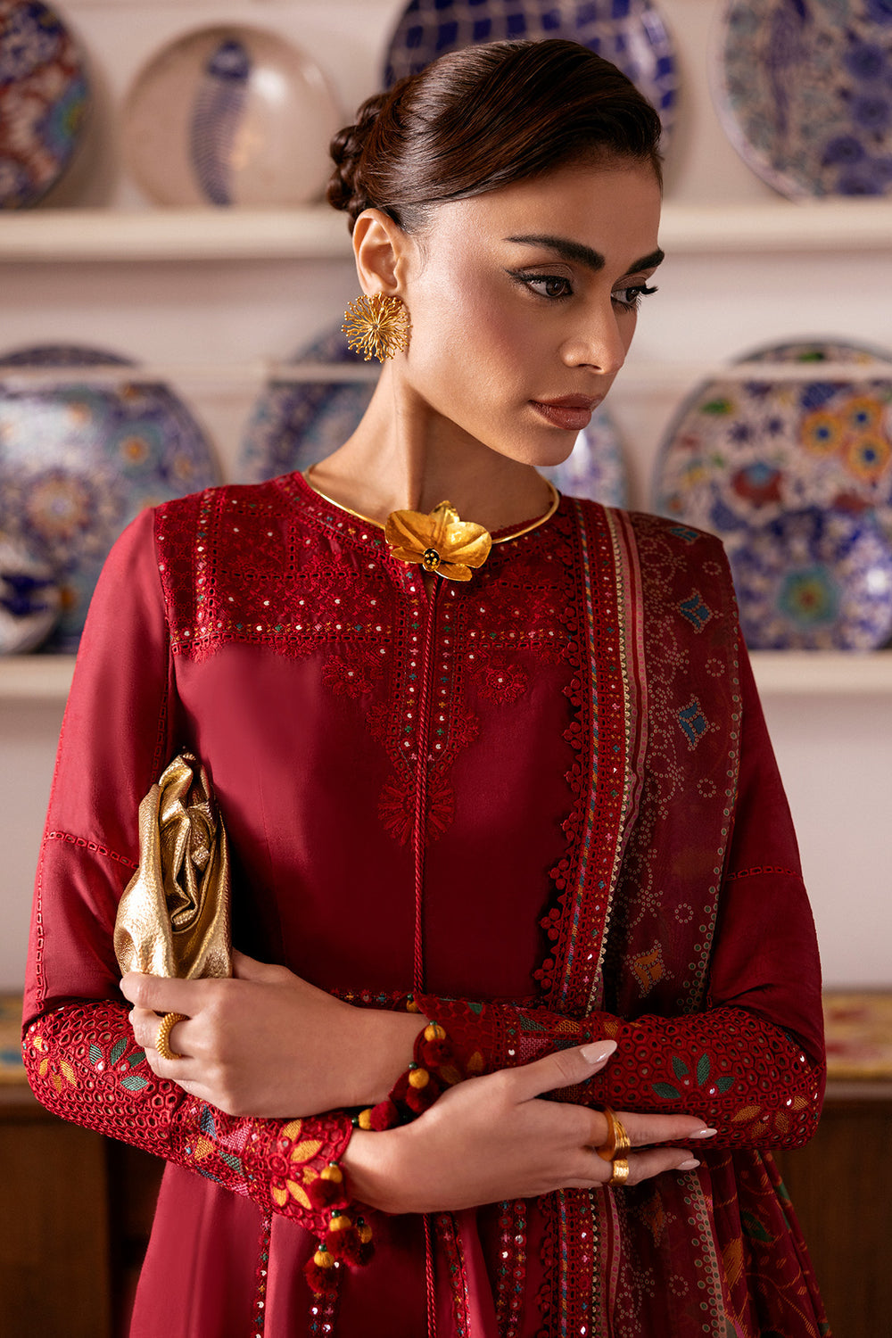 Jazmin | Shahkaar Luxury Eid Lawn SS26 | SL26-D06 - by Libasekhas UK - Registered Vendor of : Jazmin - 100% Original Designer Dress
