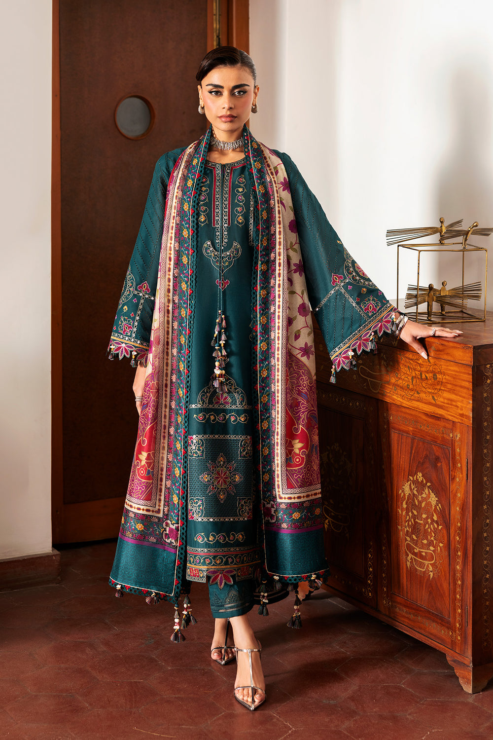 Jazmin | Shahkaar Luxury Eid Lawn SS26 | SL26-D10 - by Libasekhas UK - Registered Vendor of : Jazmin - 100% Original Designer Dress