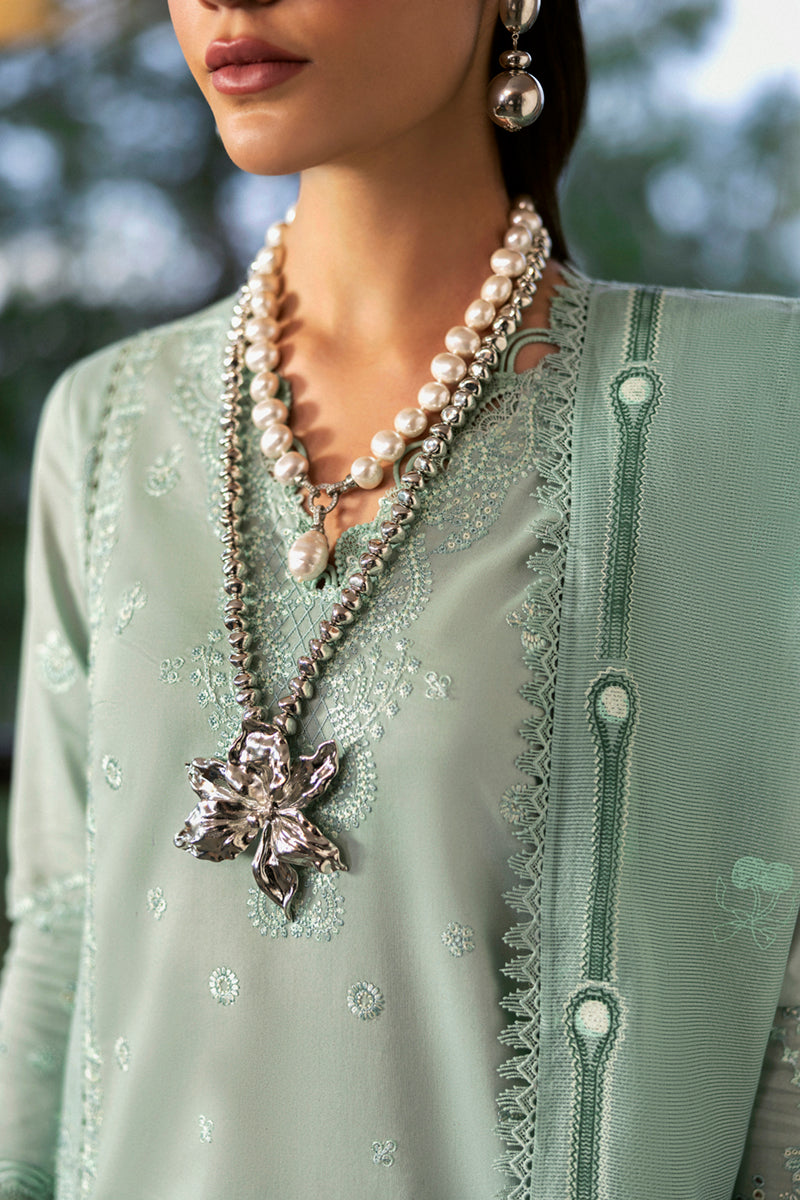 Qalamkar | Qlinekari Lawn | DC-15 Elira - by - Libasekhas UK - Registered Vendor of : Qalamkar - 100% Original Designer Dresss