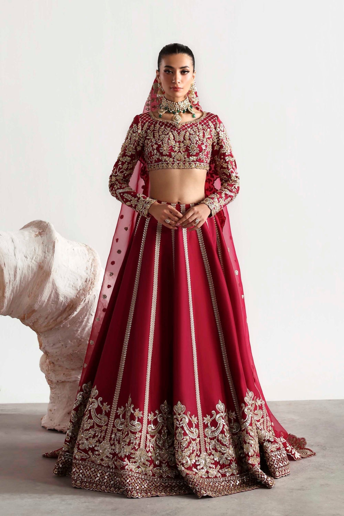 Akbar Aslam | Luxury Formals 25 | Rouge - by Libasekhas UK - Registered Vendor of : Akbar Aslam - 100% Original Designer Dress