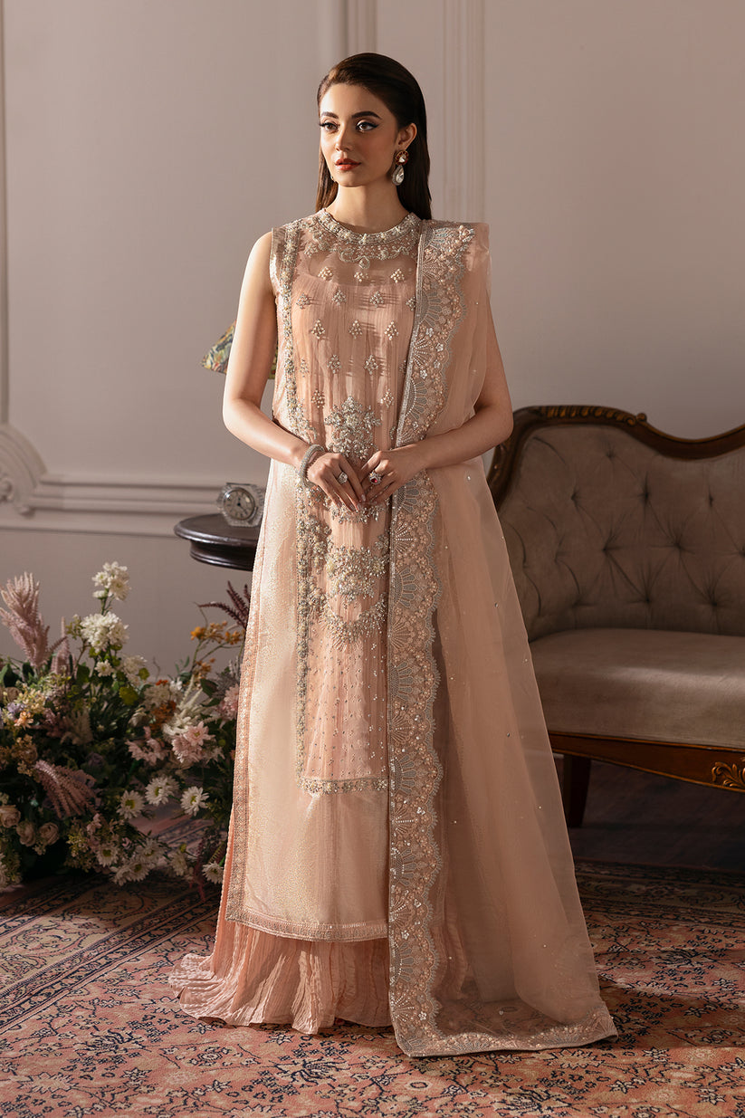 Raja Salahuddin | Love After Love Eid Edit 25 | Bitter Peach - by Libasekhas UK - Registered Vendor of : Raja Salahuddin - 100% Original Designer Dress