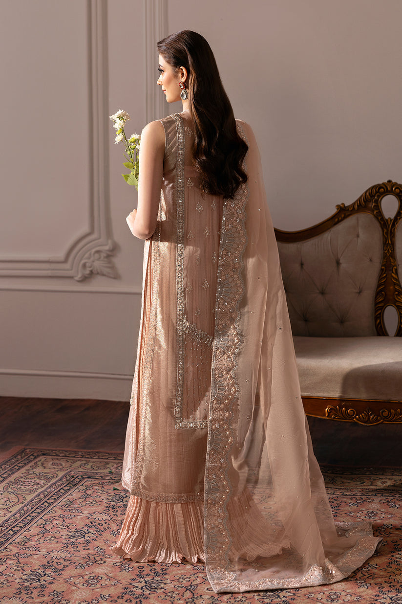 Raja Salahuddin | Love After Love Eid Edit 25 | Bitter Peach - by Libasekhas UK - Registered Vendor of : Raja Salahuddin - 100% Original Designer Dress