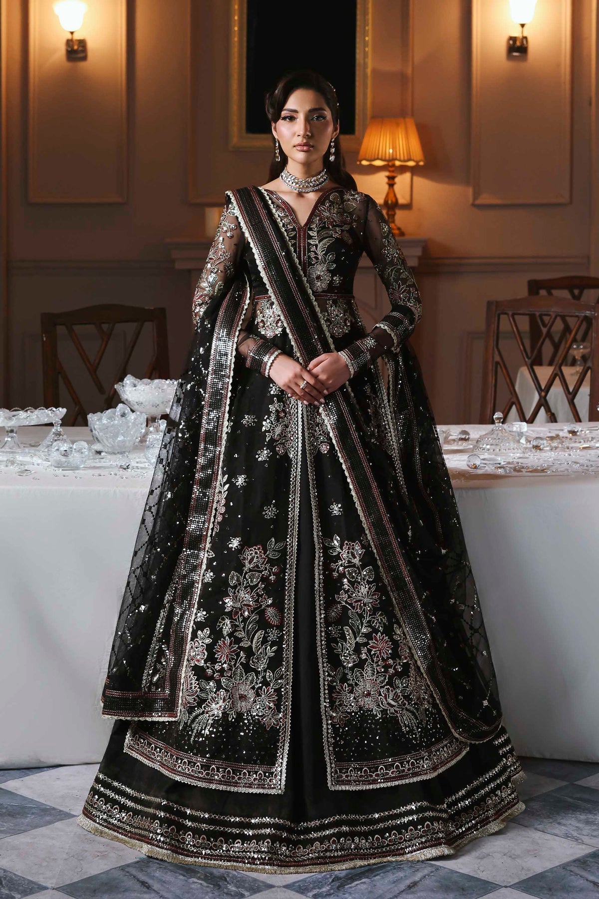 Akbar Aslam | Deewani Wedding Formals | Zarafreen - by Libasekhas UK - Registered Vendor of : Akbar Aslam - 100% Original Designer Dress