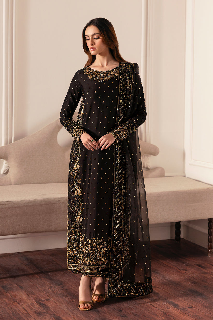 Raja Salahuddin | Love After Love Eid Edit 25 | Inky - by Libasekhas UK - Registered Vendor of : Raja Salahuddin - 100% Original Designer Dress