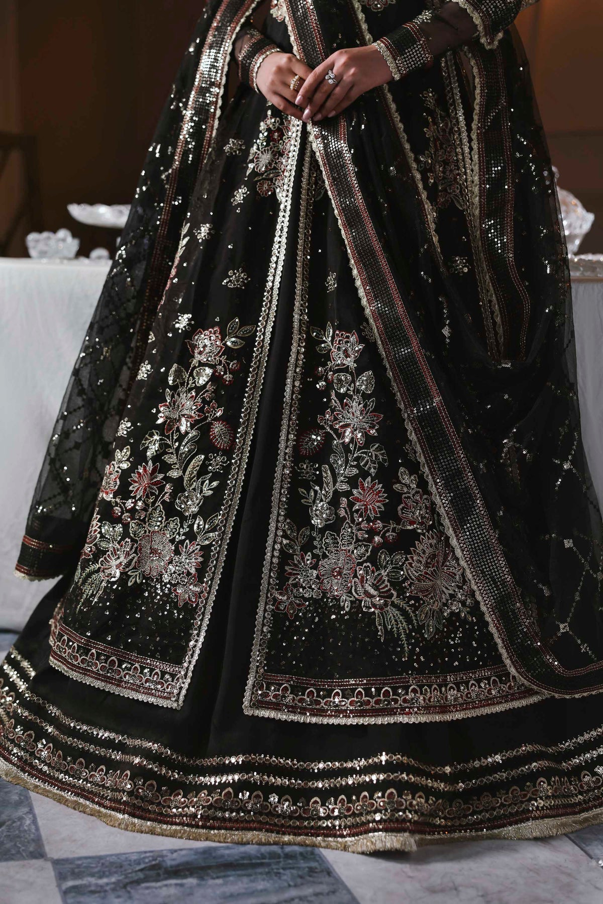 Akbar Aslam | Deewani Wedding Formals | Zarafreen - by Libasekhas UK - Registered Vendor of : Akbar Aslam - 100% Original Designer Dress
