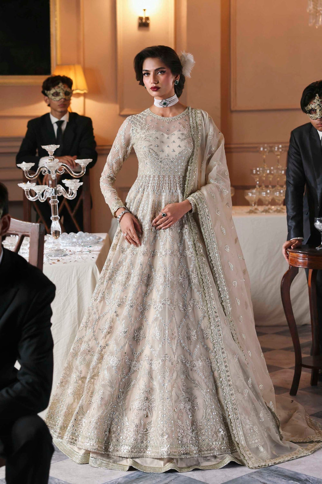 Akbar Aslam | Deewani Wedding Formals | Gulnisa - by Libasekhas UK - Registered Vendor of : Akbar Aslam - 100% Original Designer Dress