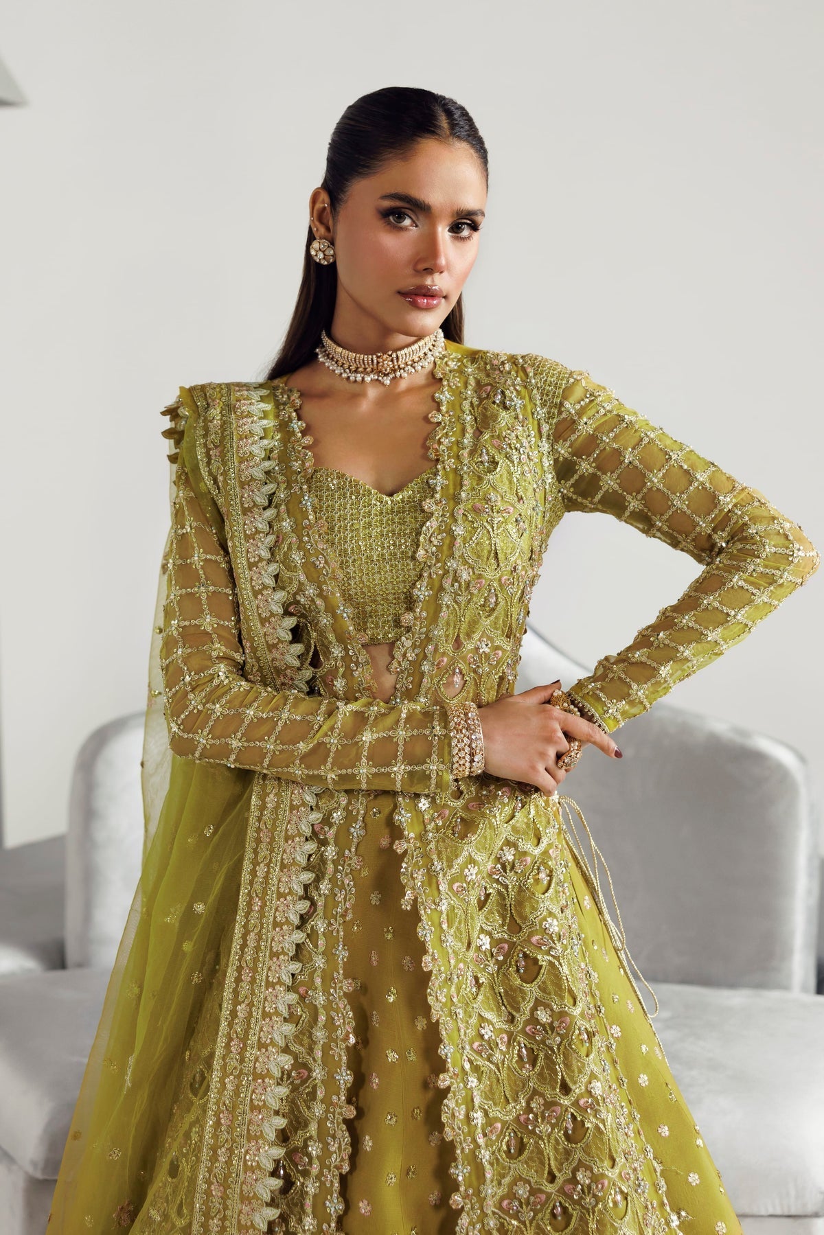 Akbar Aslam | Luxury Formals | Daria - by Libasekhas UK - Registered Vendor of : Akbar Aslam - 100% Original Designer Dress