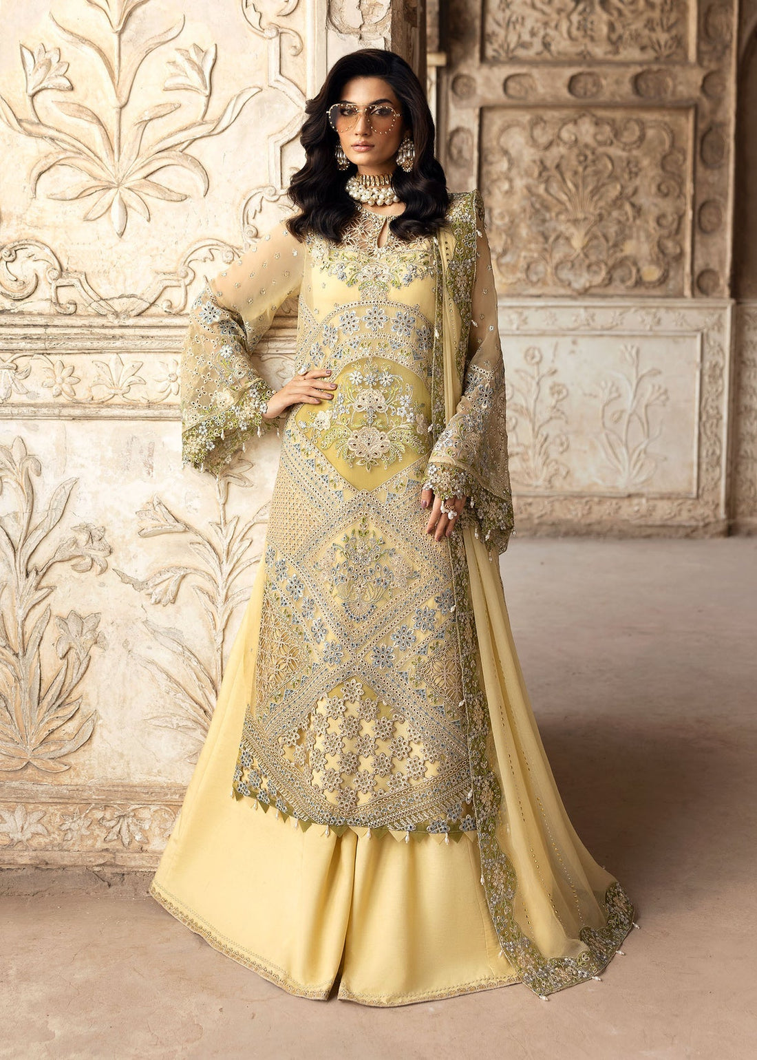 Sardinia | Chiffons Edit | Haseena - by Libasekhas UK - Registered Vendor of : Sardinia - 100% Original Designer Dress