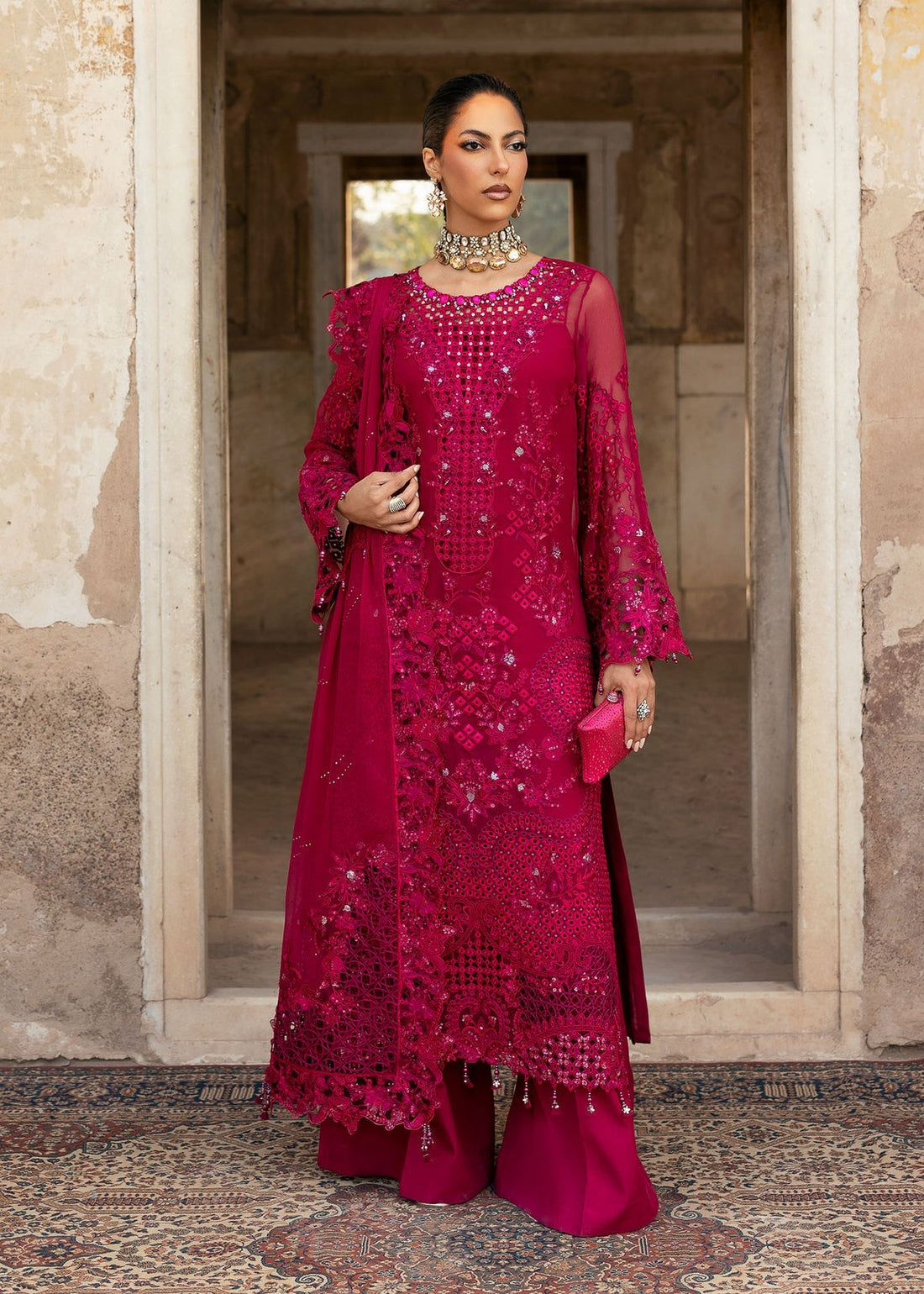 Sardinia | Chiffons Edit | Meera - by Libasekhas UK - Registered Vendor of : Sardinia - 100% Original Designer Dress